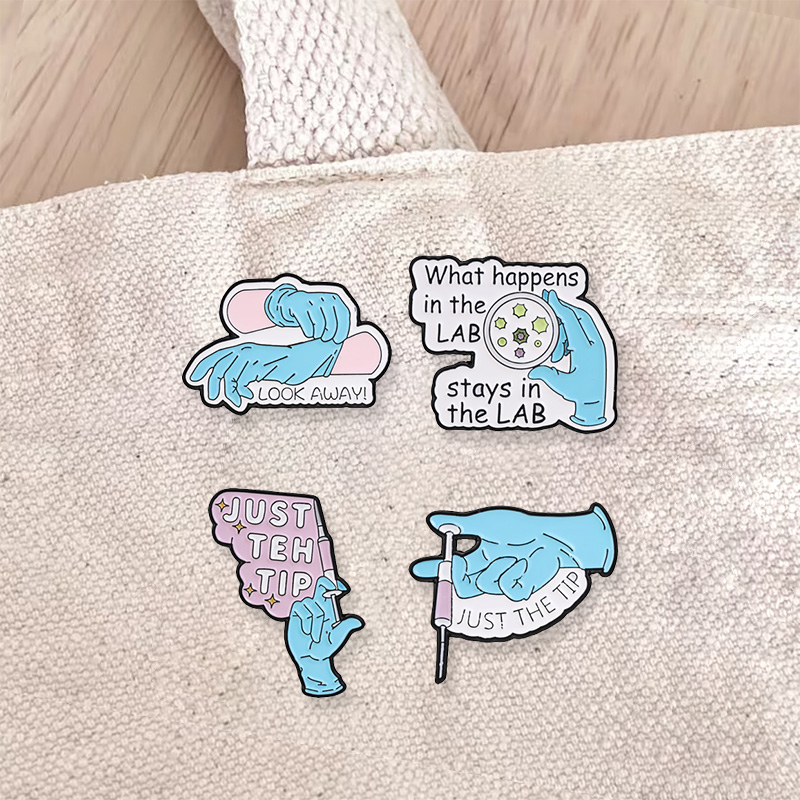 Medical Lab Quotes - Pin Enamel Kutipan Humor Ilmu Kedokteran