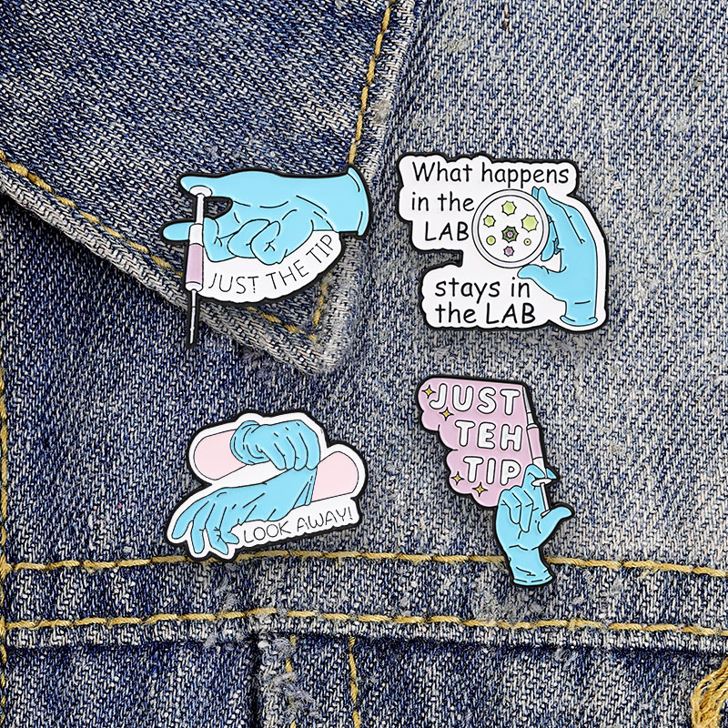 Pin Enamel Kutipan Humor Ilmu  - Medical Lab Quotes ulasan dan harga