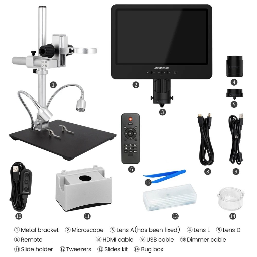Mikroskop Digital Trinokuler A - Digital Microscope ulasan dan harga