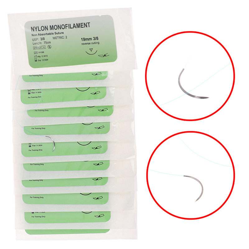 Kit Jahitan Monofilamen Nilon  - Medical Lab Kit ulasan dan harga