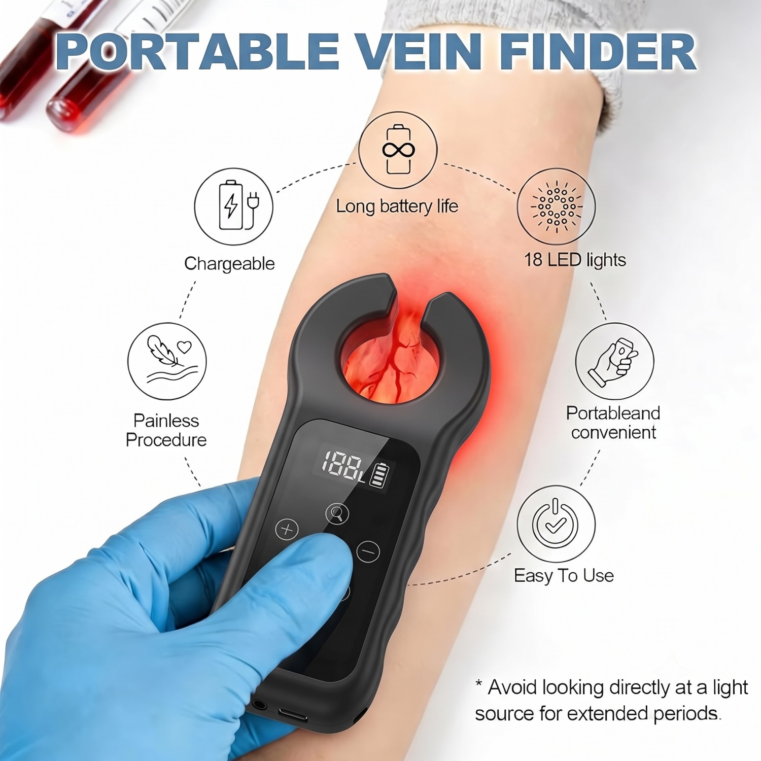 Detektor Vena Medis LED, Pemin - Medical Lab Science ulasan dan harga